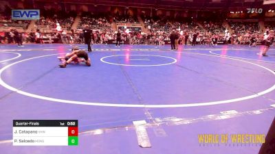 64 lbs Quarterfinal - James Catapano, VHW vs Presley Salcedo, Monster Garage