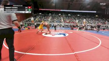 2A-215 lbs 3rd Place Match - Mason Twomey, Rocky Mountain vs Emmett Coxbill, Lingle-Ft. Laramie/Southeast