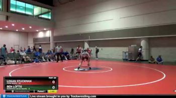 132 lbs Round 1 (10 Team) - Ben Loftis, Nebraska Beach Bums vs Logan Stuckman, MXW White