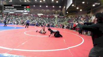 58 lbs Round 3 - Nova-Lee Jones, Harrison Youth Wrestling vs Bettie Dann, Cyclone Youth Wrestling