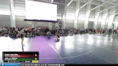 120 lbs Champ. Round 1 - Stella Merja, Brothers Of Steel vs Akira Helprin, Wasatch Wrestling Club