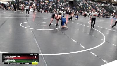 285 lbs Cons. Round 2 - Jake Boley, Nebraska-Kearney vs Cody Pinkerton, Chadron State