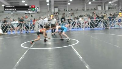 113 lbs Rr Rnd 1 - Liam Myles, Buffalo Valley Black - HSB vs Shiloh Joyce, Team Shutt Rioux - HSB