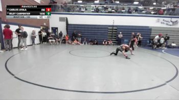 125 lbs Cons. Round 2 - Carlos Ayala, Warhawk Wrestling Club vs Riley Carpenter, Thunder Ridge Outlaws Wrestling Club