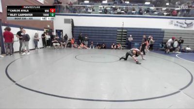 125 lbs Cons. Round 2 - Carlos Ayala, Warhawk Wrestling Club vs Riley Carpenter, Thunder Ridge Outlaws Wrestling Club