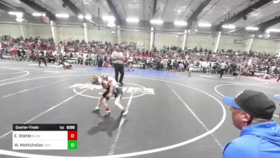 46 lbs Quarterfinal - Eli Stahle, Blanco vs Wyatt McNicholas, High Elevation WC