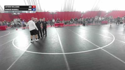 215 lbs Cons. Quarters - Jayden Williams, Iguana Athletics Wrestling Club vs Darius Russell, Hurricane WC