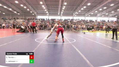 160 lbs Quarterfinal - Claudio (CJ) Torres, FL vs Landen Johnson, OH