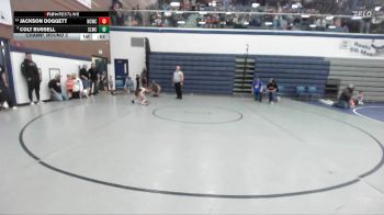 43 lbs Champ. Round 2 - Colt Russell, Sandpoint Legacy Wrestling Club vs Jackson Doggett, North Country Wrestling Club