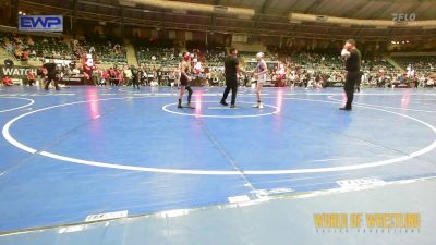 67 lbs Consi Of 4 - Jackson Hermann, Greater Heights Wrestling vs Luke Briggs, Rampage