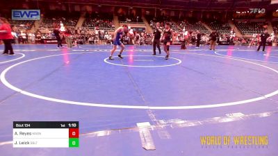 115 lbs Semifinal - Arturo Reyes, Mat Assassins vs Joseph Leick, Sebolt Wrestling Academy