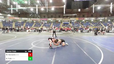 120 lbs Quarterfinal - Micah Horowitz, Basement Brawlers vs Nathan Fish, LFLSE Wrestling