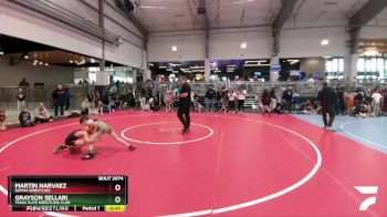75 lbs Quarterfinal - Martin Narvaez, Dumas Wrestling vs Grayson Sellari, Texas Elite Wrestling Club
