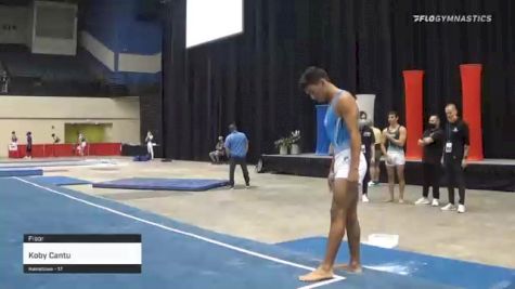 Koby Cantu - Floor - 2021 USA Gymnastics Development Program National Championships