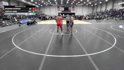 285 lbs Round 1 (3 Team) - Timothy Duke, Minisink Valley vs Deandre Dawkins, Carthage Sr HS