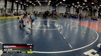 100 lbs Rd# 6- 9:00am Saturday Final Pool - Jett Kline, Lions Wrestling Academy vs Quinn Bagnell, PA Silver