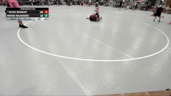 149-160 lbs Round 1 - Olivia Moseley, Crawford County WC vs Ariana Velasquez, QJHS