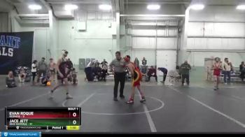 120 lbs Finals (2 Team) - Jace Jett, Ohio Rampage vs Evan Roque, Rednose