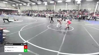 130 lbs Consi Of 8 #1 - Wesley Megorden, Durango WC vs Noah Maria, Stout Wr Acd