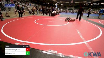 61 lbs Semifinal - Hagan Wolfenberger, Keystone Wrestling Club vs Kristian Henry, Powerhouse Wrestling Club