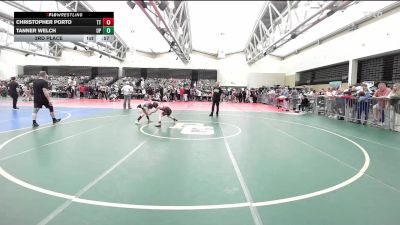 65-B lbs 3rd Place - Christopher Porto, Team Tugman vs Tanner Welch, Upper Perkiomen