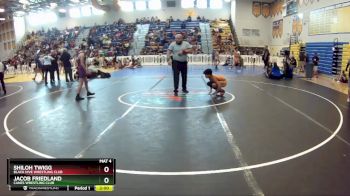 105 lbs Round 3 - Shiloh Twigg, Black Hive Wrestling Club vs Jacob Friedland, Canes Wrestling Club