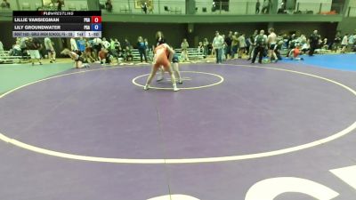 Cons. Semis - Lillie VanSiegman, Pioneer Grappling Academy vs Lily Groundwater, Pioneer Grappling Academy