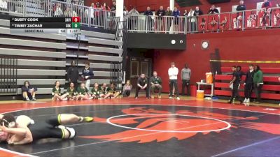 190 lbs Semifinal - Timmy Zachar, Cedar Rapids Kennedy vs Dusty Cook, Xavier, Cedar Rapids