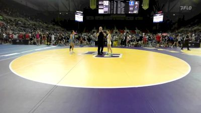 110 lbs Round Of 64 - Chloe Dearwester, OH vs Gisele Gallegos, MN