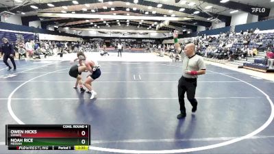 157 lbs Cons. Round 4 - Noah Rice, Messiah vs Owen Hicks, USMAPS