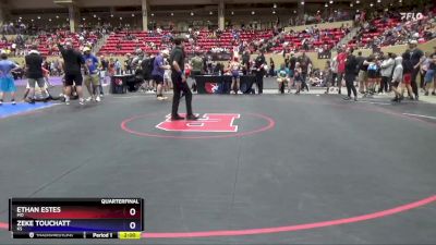 71 lbs Quarterfinal - Ethan Estes, MO vs Zeke Touchatt, KS