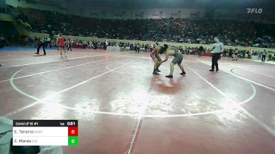 200 lbs Consi Of 16 #1 - Evan Tenorio, Mustang Middle School vs Elijah Mares, Elgin Wrestling