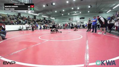 58-61 lbs Rr Rnd 3 - Hunter Osburn, Jay Wrestling Club vs Trent Korb, Vinita Kids Wrestling
