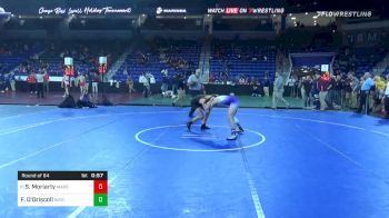 126 lbs Prelims - Sean Moriarty, Marshwood vs Finn O'Driscoll, Wayland