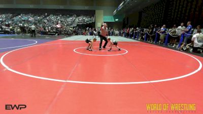 55 lbs Round Of 16 - Xavier Britt, Illinois Valley Youth Wrestling vs Demid Cheltsov, Savage House Wrestling Club