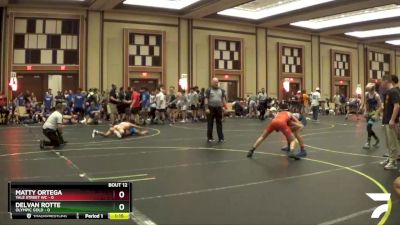 108 lbs Round 4 (6 Team) - Delvan Rotte, Olympic Gold vs Matty Ortega, Yale Street WC