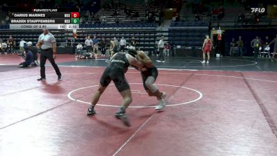 157 lbs Consi Of 8 #2 - Darius Marines, Michigan State vs Braden Stauffenberg, Michigan State