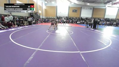165 lbs Quarterfinal - Jillian Boncore, Alvirne vs Kaydence Atkinson, New Britain
