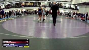 131 lbs Champ. Round 2 - Hannah Palise, Grand Valley State University vs Claire Daity, New Jersey City University