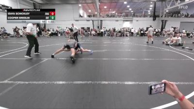 113 lbs Round 3 (6 Team) - Izaya Schickley, JV All Stars vs Cooper Breslin, Team Shutt