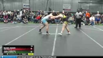 182 lbs Round 1 (8 Team) - Ivan Carruth, Dakota Hillbillies vs Blake Jagger, Iowa Gold