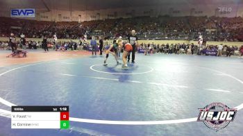 100 lbs Round Of 16 - Viola Foust, Tuttle Wrestling vs Haddie Cornine, Sedalia Youth Wrestling Club