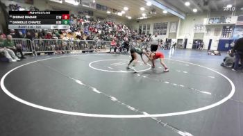 105 lbs Cons. Round 3 - Shiraz Madar, Etiwanda vs Danielle Chavez, Lakeside