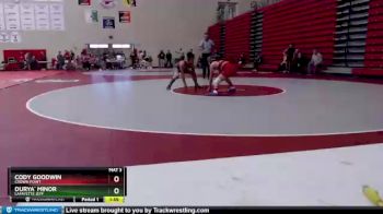 160 lbs Quarterfinal - Cody Goodwin, Crown Point vs Durya` Minor, Lafayette Jeff