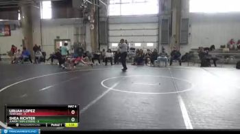 80 lbs Round 4 (6 Team) - Urijah Lopez, Team Ohio vs Shea Richter, Junior Terps Xtreme