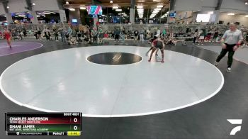 113 lbs Cons. Round 4 - Dhani James, NXT Level Wrestling Academy vs Charles Anderson, Texas Select Wrestling