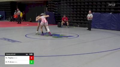 125 lbs Consi Of 8 #1 - Neveah Fegley, Beavertown, PA vs Rachel Plata-Arce, Berlin, MD