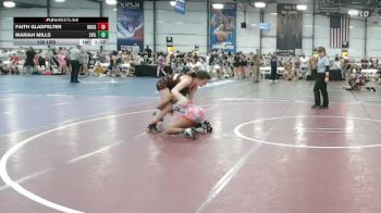 120 lbs Rr Rnd 2 - Faith Gladfelter, Roughneck Wrestling Club vs Mariah Mills, Evil Empire