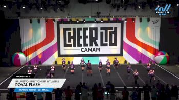 Palmetto Spirit Cheer & Tumble - Royal Flash [2024 L2 Senior - D2 - Small Day 2] 2024 CANAM Grand Nationals
