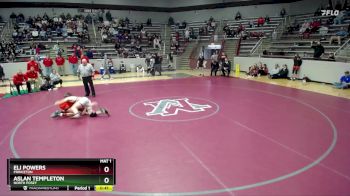 126 lbs 3rd Place Match - Eli Powers, Princeton vs Aslan Templeton, North Posey
